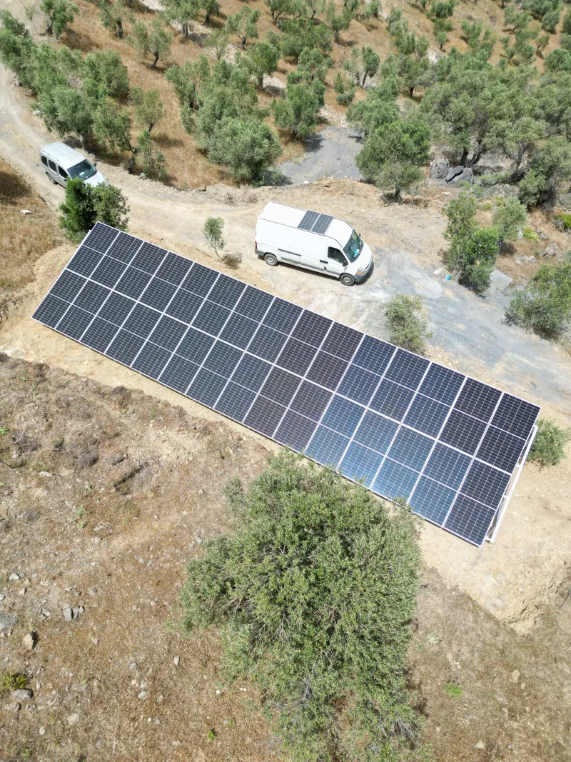 Seferihisar’da güneş enerjili tarımsal sulama sistemi kurulumu